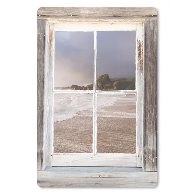 Produktbild von MuchoWow® Mauspad Mousepad Durchblick - Holz - Strand 18x27 cm - Mousepads - Maus Mat - Pad - Mausunterlage