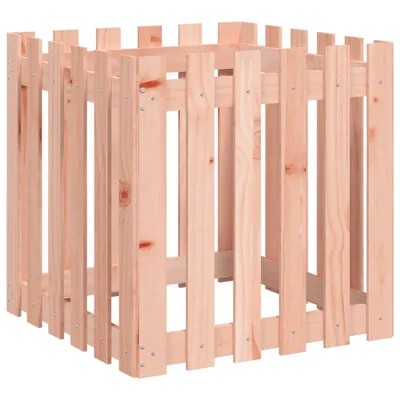 Produktbild von vidaXL Pflanzkübel Lattenzaun-Design 60x60x60 cm Massivholz Douglasie