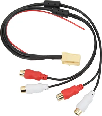 Zdjęcie produktu dla Samochodowy adapter wyjścia liniowego 4RCA Aux in Adapter Kabel zamienny do odtwarzacza CD Blaupunkt VDO