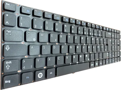 Obrázek produktu pro GERMAN - Černá bez rámečku klávesnice verze 2 pro Samsung NP300E7A-S03CH