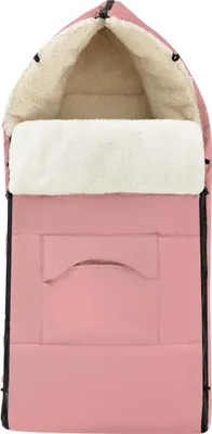 Produktbild von Daliya® ALPINO Fußsack und Schlafsack für Buggy und Sportsitz, Universell für alle Kinderwagen, Winterfußsack, für Babys bis 36 Monate – Rosa