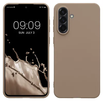 Produktbild von kwmobile Handyhülle für Samsung Galaxy A56 5G Hülle - TPU Case - Kabelloses Laden - Schutzhülle Cover in Creme matt