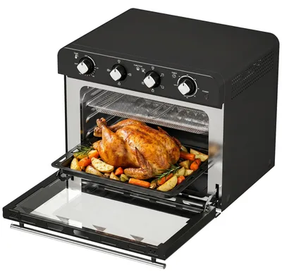 Productafbeelding van HOMCOM Heißlufthergoven 36 liter, mini-oven met circulatie, bakplaat, 1800W