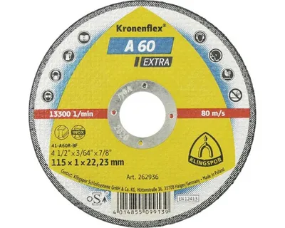 Obrázok produktu pre Rezný kotúč A60E nerez 115x1 mm