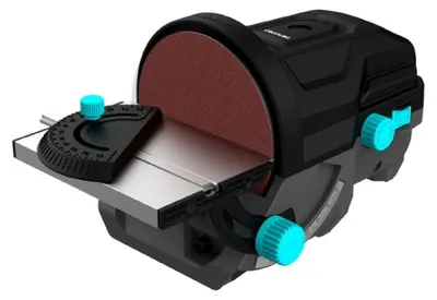 Zdjęcie produktu dla Cecotec Elektryczna szlifierka stołowa PerfectSurface 1000 Stand Disc. Moc: 140W, 5 sztuk papieru ściernego wymienne, średnica 125mm.