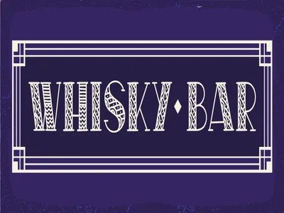 Obrázek produktu pro vianmo 20x30 cm Whisky Bar