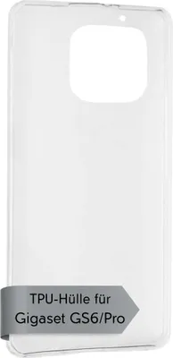 Zdjęcie produktu dla caseroxx ochronne etui TPU kompatybilne z Gigaset GS6 / GS6 Pro, przezroczyste gumowe etui na telefon komórkowy