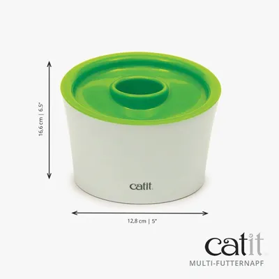 Produktbild von Catit Multi Feeder, Futternapf für Nass- und Trockenfutter, Futternapf für Katze