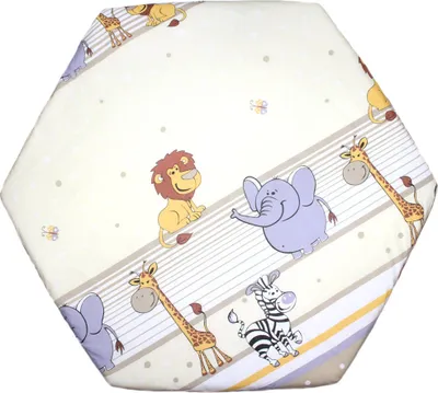 Produktbild von PRIMAWELA Spannbettlaken für Baby Kinder 6-eck Laufgitter Laufstall Matratze 105x120cm 25. Safari Beige