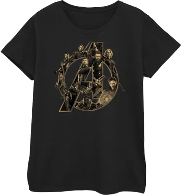 Produktbild von Avengers Infinity War - T-Shirt für Damen BI2162 (S) (Schwarz)