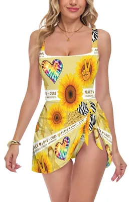 Immagine prodotto di Gonna rimovibile, costume da bagno intero da donna