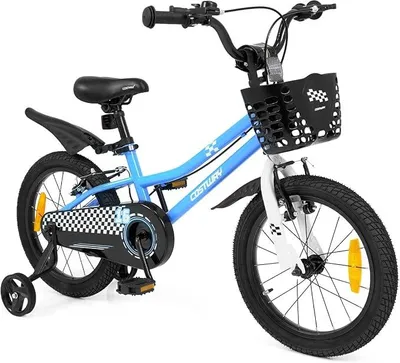Imagen del producto de Bicicleta para niños de 14/16 pulgadas, con sillín y manillar ajustables