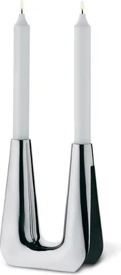 Obrázek produktu pro Georg Jensen COPENHAGEN CANDLEHOLDER STAINLESS STEEL MIRROR LARGE 3586801