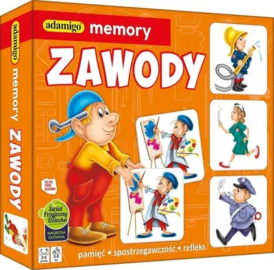 Obrázok produktu pre Adamigo Memory Zawody: Gra edukacyjna rozwijająca pamięć dla dzieci i dorosłych