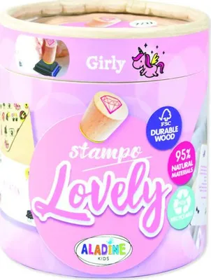 Produktbild von Aladine Stempelset Holzstempel kreativ15-teilig