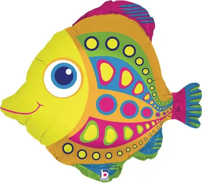 Produktbild von Aufblasbarer Ballon Fisch 69cm