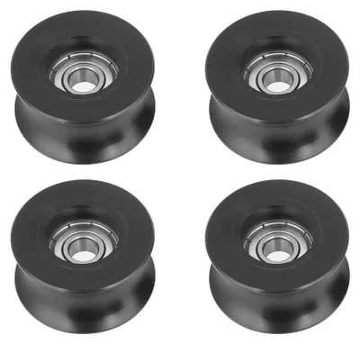 4 U-Nutenlager U 0840UU, 8 mm, 8x40x20,7 mm