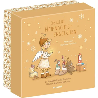Obrázek produktu pro malý vánoční andílek adventní kalendář pro děti s 24 krátkými příběhy pro děti od 3 let ke čtení a předčítání