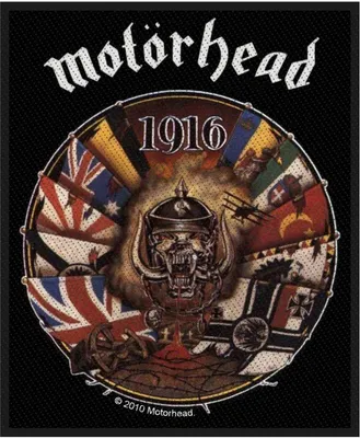 Image de Motorhead - Patch "1916" RO2475 (Taille unique) (Noir)