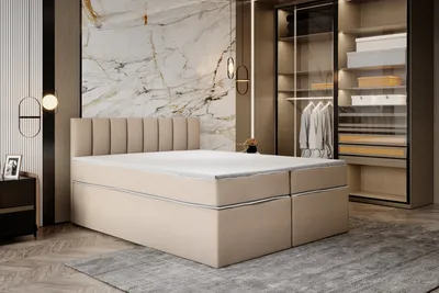 Produktbild von TRADA Miami Boxspringbett 120x200 mit Topper Visco Memory