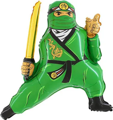 Produktbild von Folienballon - Ninja, Grun