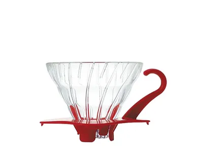 Immagine prodotto di Glass Coffee Dripper V60 01 Red VDG-01R / Bestbrew