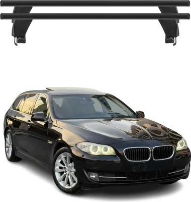 Image de Menabo Barres de transversales pour BMW Série 5 F11 Break 2009-2017 Alu Noir ABE