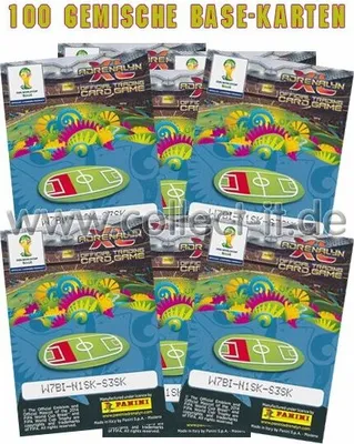 Obrázek produktu pro Panini World Cup 2014 Adrenalyn XL - Spar 1 - 100 smíšených základních karet