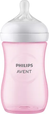 Produktbild von Philips Avent Natural Response Flasche Kinderflasche 260ml 1m+ Rosa