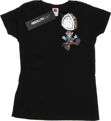 Produktbild von Tom And Jerry - "Frankenstein Tom" T-Shirt für Damen BI43672 (M) (Schwarz)