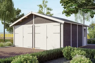 Produktbild von Doppelgarage SKAN HOLZ Varberg 3 610 x 585 cm schiefer