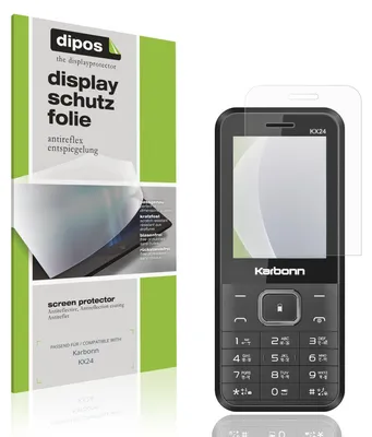 Produktbild von 4x Schutzfolie für Karbonn KX24 matt Displayschutzfolie Folie Display Schutz dipos