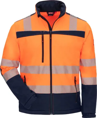 Produktbild von NITRAS Warnschutz Softshelljacke MOTION TEX VIZ Gr. XL orange