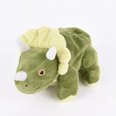 Produktbild von Warmies Wärmestofftier Dino Triceratops grün Hirse-Lavendelfüllung