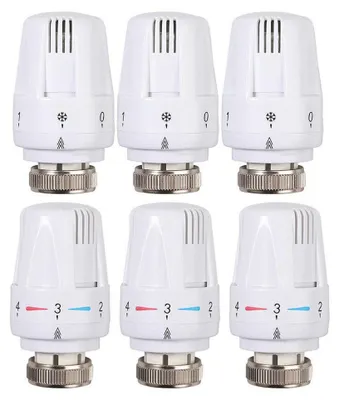 Produktbild von 6 Stück Thermostatkopf-Heizkörperregler-Thermostatkopf-Heizventil M30 x 1,5