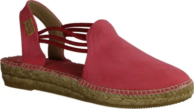 Produktbild von Toni Pons Nuria Damen, Sling, Espadrille, Leder, Raspberry (Himbeere) - Damenschuhe Sandalette / Sling, Rot, leder, absatzh&oumlhe: 3 mm