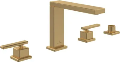 Produktbild von Villeroy & Boch TVT12600200076 Vierloch-Badewannenrandarmatur