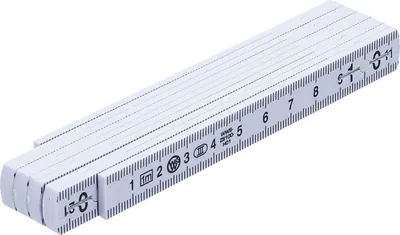 Image de Mètre pliant KRAFTMANN 2054, 10 éléments, longueur 1 m