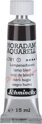 Produktbild von Schmincke 15ml HORADAM Aquarell Lampenschwarz Aquarell 14 781 006