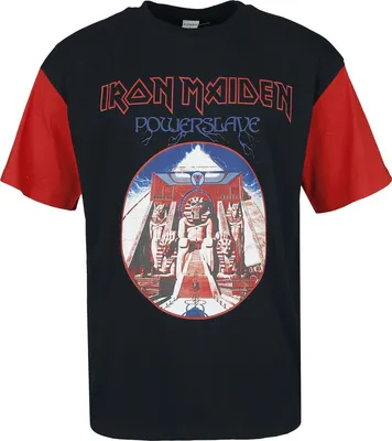 Produktbild von Iron Maiden T-Shirt Herren Powerslave schwarz/rot M