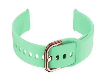 Immagine prodotto di Cintura in gomma per Smartwatch U01 - Miętny/Rosegld - 18 mm