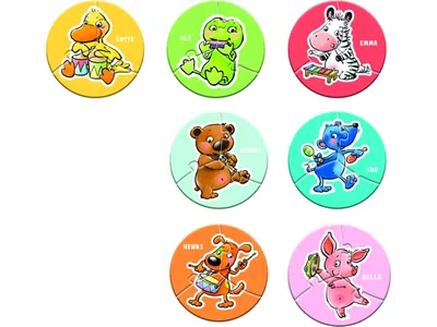 Produktbild von Spiegelburg Puzzle-Set - Die Lieben Sieben (7x3 Teile)