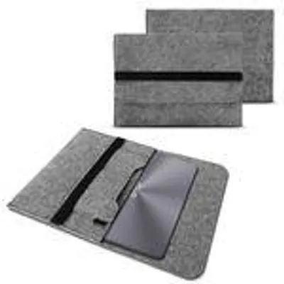 Produktbild von Laptoptasche Asus Vivobook Pro 15 Notebook Tasche Filz Cover Case Sleeve HülleFarbe:Dunkelgrau