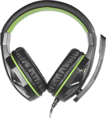 Productafbeelding van LEXIP X STEELPLAY Bedrade Hoofdtelefoon HP45, Zwart/Groen, voor Xbox X