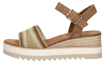 Image de TOMS Diana Sandalen Touwzool - Cognac - Maat 42