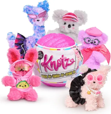 Produktbild von Just Play Knotz Animals Kapseln Serie 1 12 Verschiedene Zufälliger Versand Sortiert One Size