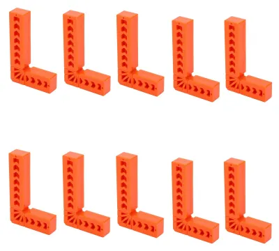 Image de 10 pièces de serre-coins pour travaux sur bois, angle de 90°, 7,6 cm (3 pouces)