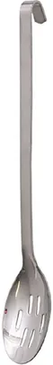 Image de Cuillère de service monobloc perforée, longueur du manche 40 cm