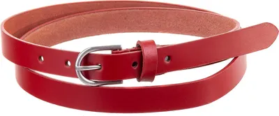Produktbild von Prato Gürtel G02 ovale Schnalle S rot 100 cm