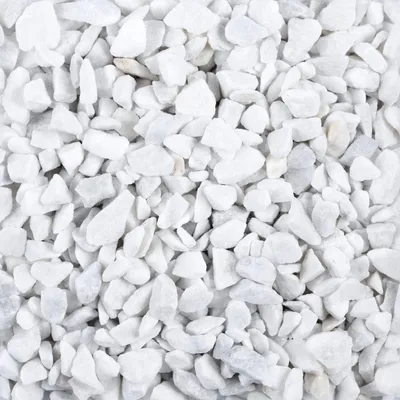 Produktbild von Dekosteine 5-8mm. Farbsteine, Dekokies, bunte Steine. 5kg Weiß